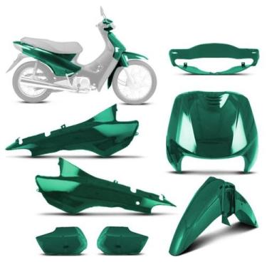 Imagem de Kit Carenagem 5 Peças Pro Tork Moto Honda Biz 100 1998 a 2005 Substitu