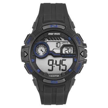 Imagem de Relógio Mormaii Masculino Wave Preto - Mo5007/8a