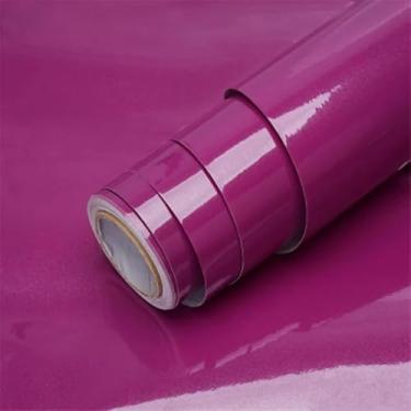 Imagem de Papel De Parede 80 Cm De Largura Mármore Papel De Parede Autoadesivo Adesivos De Parede De Vinil Papel De Contato à Prova D'água Para Cozinha Filme Decor, Shiny Purple, 60cmx500cm