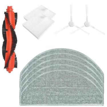 Imagem de Kit Reposição com 10 Peças para o Aspirador Robo Compatível com Xiaomi E10