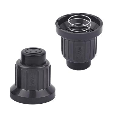 Imagem de Qtcial 2 peças de tampas de ignição de botão de pressão de bateria AAA com mola, tampa de botão de substituição para churrasqueira a gás Blackstone Char-Broil, churrasqueira, churrasqueira, capa de