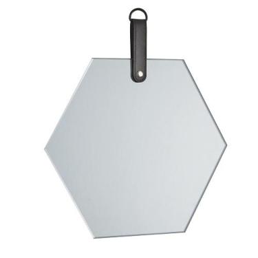 Imagem de Espelho Hexágono Em Vidro Fumê 27x26 cm M02 - D'Rossi - DRossi