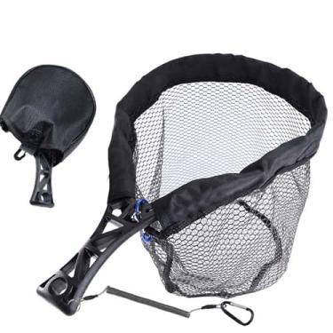Imagem de Rede De Desembarque Para Pesca | Malha Resistente Para Captura De Peixes - Equipamento Dobrável Para Salmão Truta Bagre E Canoagem