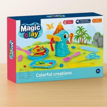 Imagem de Kit Massinha Modelar Criança Bebê Brinquedo Educativo Criatividade Div