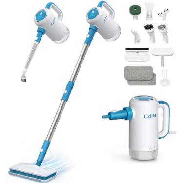 Imagem de Czlife Mop A Vapor Z7 Para Limpeza De Pisos, Limpador A Vapor Portátil 13 Em 1 Para Casa, Azulejos, Rejunte, Madeira, Laminado, Móveis, Sofás, Roupas, Carpetes, Máquina De Vaporização De Piso Multi