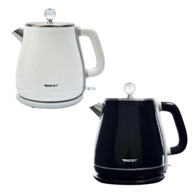 Imagem de Kit Duo de Chaleiras Elétricas Best 1,8L - Preto & Branco, Preto, Bran