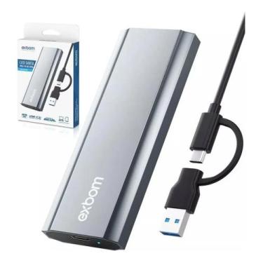 Imagem de Case Para Ssd Nvme M.2 2280 Pcie M-key Usb Tipo-c E Usb 3.1 - Exbom