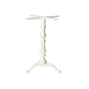 Imagem de Kit Pé de Mesa Base Trava Veroninha Alumínio Fundido Branco