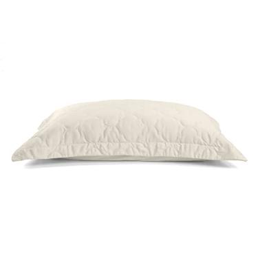 Imagem de Porta Travesseiro Com Abas 300 Fios Buettner 50x70 Pérola