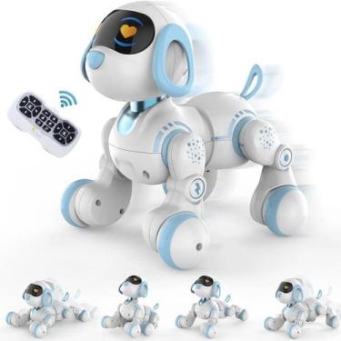 Imagem de Robô Cachorro De Controle Remoto Azul Com Led - Castela - Castela Bras