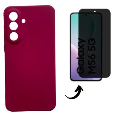 Imagem de Capa + Pel 3D Privativo Compatível Com Samsung Galaxy M56 5G