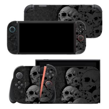Imagem de Skin Sticker Compatible with Nintendo Switch 2, Decorative Vinyl Decal Cover for Console, Joy-Cons, Dock and Charger (Grey)
