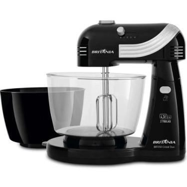 Imagem de Batedeira Britânia 350W Plataforma Cristal Duo 110V - BRITANIA, Preto,