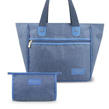 Imagem de Kit De Necessaire E Bolsa Joy - Jacki Design Azul
