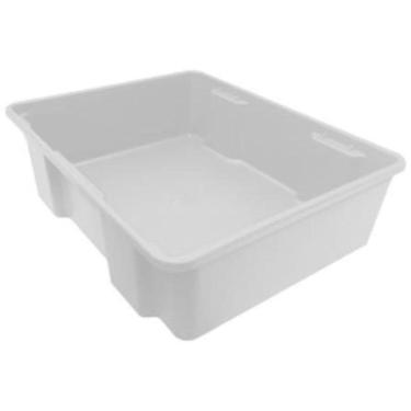 Imagem de Caixa Organizadora 20 Litros Branca Sem Tampa 42037 Presto