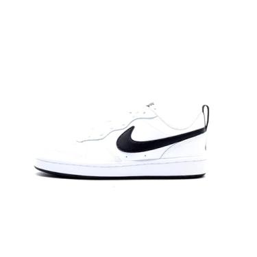 Imagem de Nike Court Borough Low 2 (gs) Tênis de basquete masculino, branco/preto, Branco e preto, 6 US Big Kid