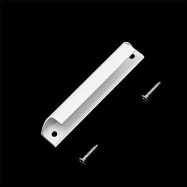 Imagem de Maçaneta de porta de liga de alumínio, porta de correr de madeira maciça, alça de metal de alta resistência, decoração p