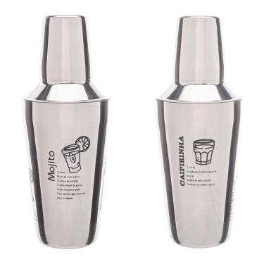 Imagem de Coqueteleira Lyor de Aço Inox 500ml - Prática e de Qualidade