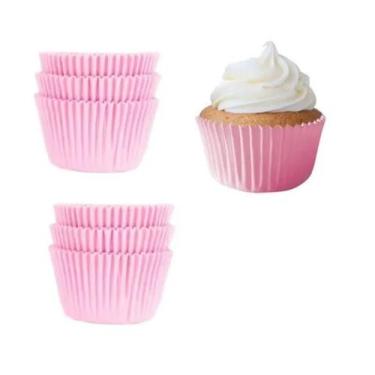 Imagem de Forminha Cupcake Impermeável Forno Chantilly Glacê Confeitaria Mini Bo