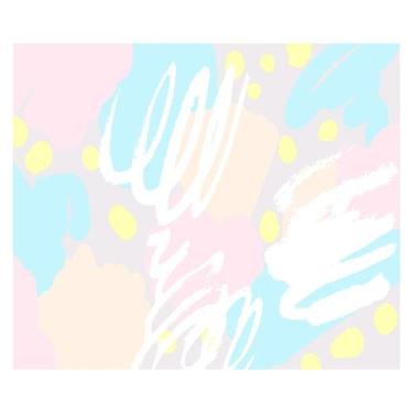 Imagem de Papel de Parede Adesivo Infantil Abstrato Quarto Menina Menino - 791pc