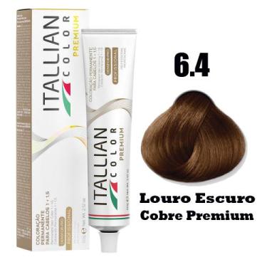 Imagem de Coloração Itallian Itallian Premium Louro Escuro Cobre 6.4 - 60g