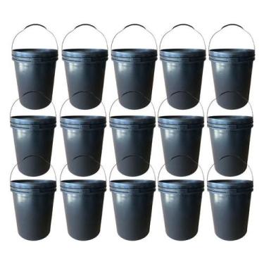 Imagem de Balde 20L Para Ordenha Leite - 15 Pçs - Nastripack