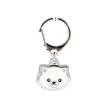 Imagem de BECHANMIG Chaveiro fofo de cachorrinho, acessórios de pingente de animal de estimação, decoração de pingente de bolsa de cachorro para amantes de cães, Metal, Sem Pedra Preciosa