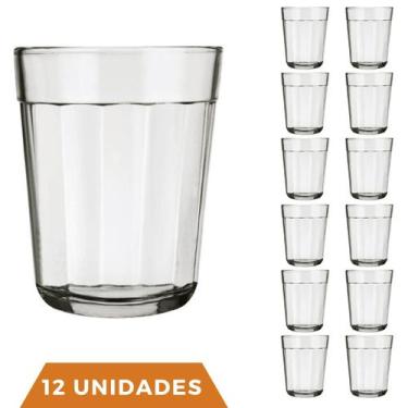 Imagem de 12 Copos Vidro Cachaça Americano Dose Shot 45ml Pinga Nadir - NADIR FI