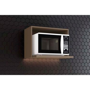 Imagem de Módulo Cozinha Henn Americana Suporte Nicho p/Microondas Connect 60x44cm Duna-Henn