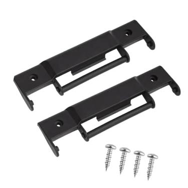 Imagem de IEUDNS Dobradiças de encaixe para refrigerador 2 peças com parafusos de montagem, peças de trava para refrigerador de manutenção, substitui componentes para