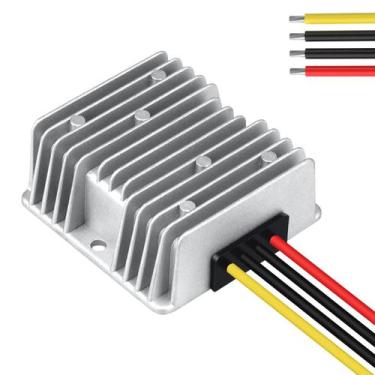 Imagem de Conversor de tensão LemoTech DC 12V a 24V 5A 120W IP68