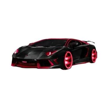 Imagem de Arte De Parede Em Lona De Carro Esportivo Lamborghini Vermelho, Decora