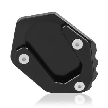 Imagem de Almofada de suporte de motocicleta ampliador de extensão lateral de substituição para BMW F750GS F850GS 2018-2025 F850GS Adventure 2019-2025 Extensor de pedal de placa de suporte de pé (preto)