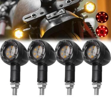 Imagem de Luz De Freio LED Para Motocicleta, Sinalizador De Direção, Lâmpadas In