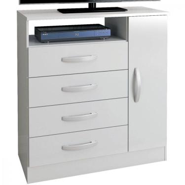 Imagem de Cômoda Delta com 1 Porta e 4 Gavetas Atualle Móveis