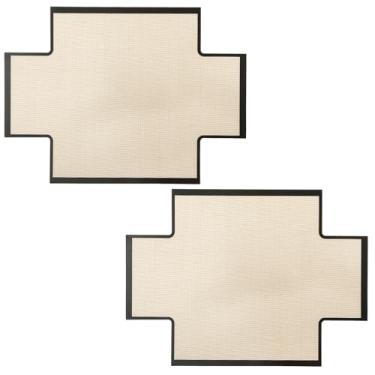 Imagem de 2 peças de estilingue de silicone para pão, tapete de silicone para pão, suprimentos antiaderentes para assar com cabo longo, para fazer pães (bege, 2 fotos)