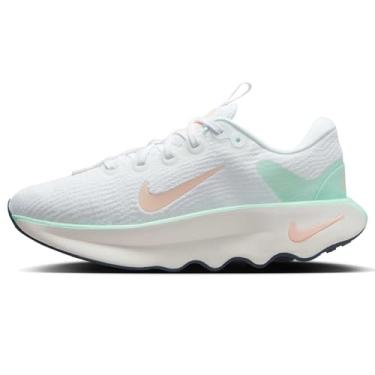 Imagem de Nike Motiva Tênis feminino de caminhada (HQ3506-100, branco/espuma menta/vela/tom de pôr do sol), Branco/espuma menta/vela/tom pôr do sol, 36 BR