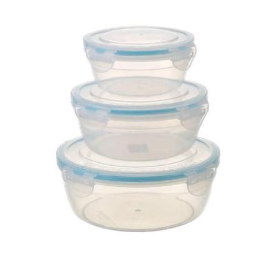 Imagem de 3 Potes com Tampa de Vedação Microondas Freezer Lava Louças - Yeet