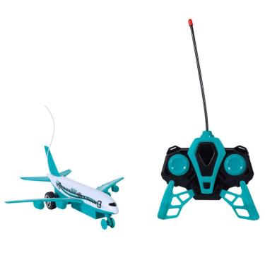 Imagem de Avião de Controle Remoto Escala 1:18 RC 2CH Airliner 22cm