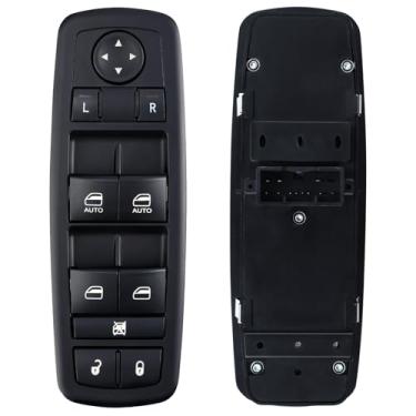 Imagem de Interruptor de janela Master Power, substituição para Chrysler 300 2011-2020, Chrysler 200 2015-2017, Dodge Charger 2011-2019, Ram 1500 2500 3500 2019 | Substitui # 68139805AB, 5 60468 23AE