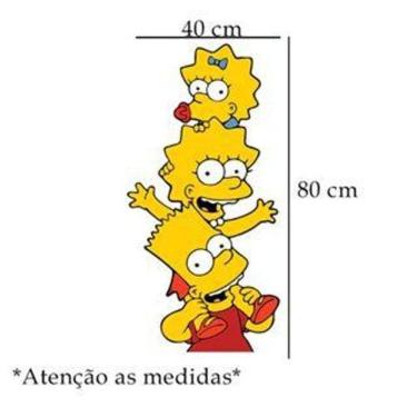 Imagem de Adesivo De Porta Irmãos Simpsons Mod 1