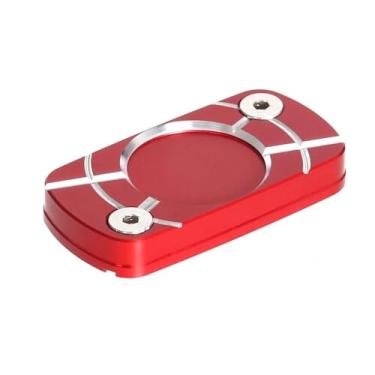 Imagem de Tampa do reservatório de fluido de freio dianteiro Monkey compatível com Monkey 125 CT125 Trail 125 DAX ST125 Acessórios de motocicleta Tampa do tanque de óleo do freio dianteiro (vermelha)