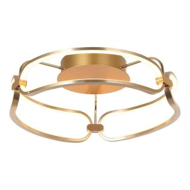 Imagem de Plafon de Sobrepor Lúmina 1x35w 3000k 1750 Lúmens BB016SG Bella Iluminação Dourado