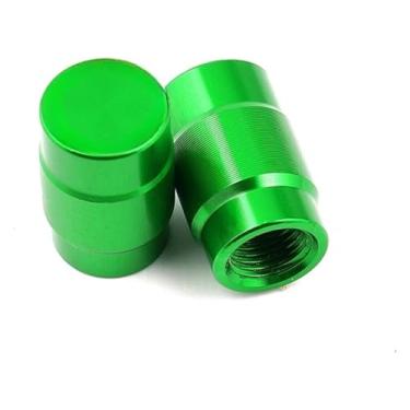 Imagem de Tampa de válvula de pneu de roda de motocicleta compatível com Y&AMAHA MT07 FZ07 MT09 FZ09 FJ09 MT03 MT25 MT125 MT10 FZ10 MT-07 2021-2024 (M verde)