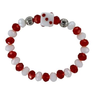 Imagem de Pulseira Zé Pelintra Firma 1 Dado Cristal E Silicone