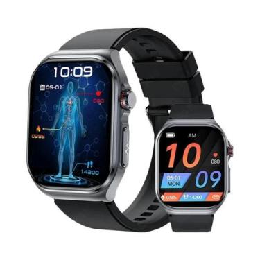 Imagem de Relógio Inteligente Masculino Com ECG, Monitor De Frequência Cardíaca 