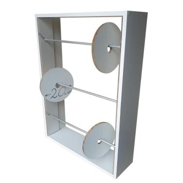 Imagem de Expositor De Rolos De Fitas Laços E Viés Até 20Cm Diâmetro