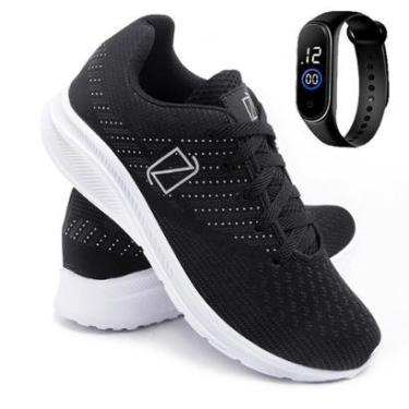 Imagem de Tênis Masculino Esporte Treino Academia Corrida Super Leve Confortável Relógio-Masculino