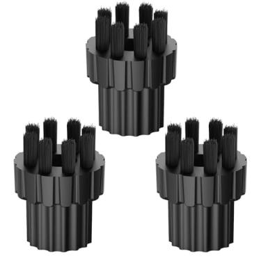 Imagem de Conjunto de escovas de nylon para limpeza a vapor, 3 peças, compatível com YCZQ-110