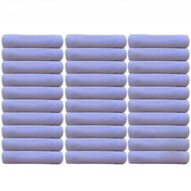 Imagem de Pano De Prato Grande Branco Liso Pé De Galinha Kit Com 05 10 20 ou 30 Unidades(30)